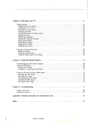 871C901A6 MITSUBISHI Tv Owners Manual #3