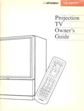 871D146A5 MITSUBISHI Projection Tv Owners Manual