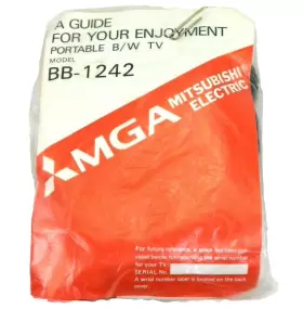 BB-1242 MITSUBISHI Mga Tv Owners Manual Cord