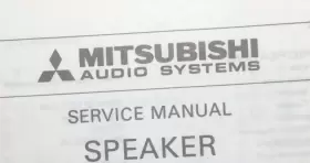 SX-10 MITSUBISHI Speaker Service Manual #2