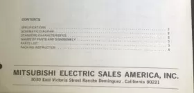 SX-10 MITSUBISHI Speaker Service Manual #3