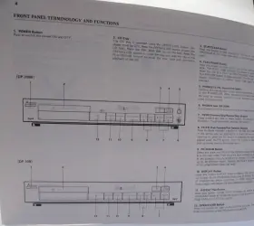 T924C004H21 MITSUBISHI Cd Disc Player Instruction Book Owners #2