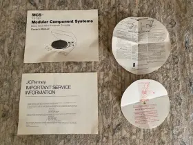 683-6603 MODULAR COMPONENT SYSTEMS MCS Owners Manual Stereo