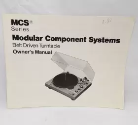 683-6710 MODULAR COMPONENT SYSTEMS MCS Owners Manual Stereo