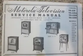 54P710284 MOTOROLA Television Service Manual Schematics #2