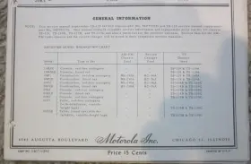 54P710284 MOTOROLA Television Service Manual Schematics #3