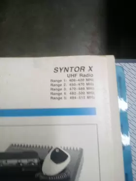 68P80100W45-B MOTOROLA Syntor Uhf Fm Radio Instruction Manual #2