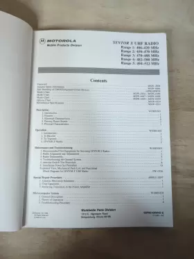 68P80100W45-E MOTOROLA Syntor Fm Radio Instruction Manual #3