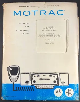 68P81031A35C MOTOROLA Motrac Private Line Mobile Fm Radio