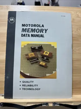 DL113R2 MOTOROLA Memory Data Manual Ttl Mecl Mos