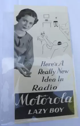 S-10 MOTOROLA Radio Lazy Boy Fold Pamphlet