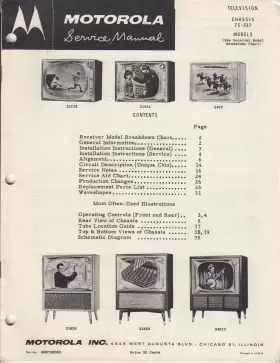TS-537 MOTOROLA Tv Service Manual Chassis
