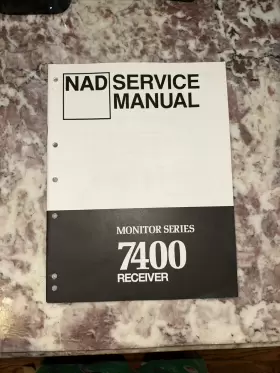 7400 NAD Receiver Service Manual Monitor