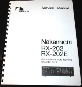 RX-202-RX-202E NAKAMICHI Service Manual Copy