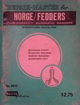 9015 NAN Norge Fedders Washing Service Manual Repair