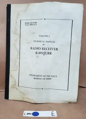 0967-970-9010 NAVSHIPS Technical Manual Radio Receiver Urr