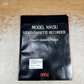 N915U NEC Vcr Owners Manual