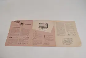 B5X68A NORELCO Radio Users Manual Directions Booklet #2