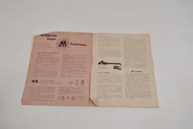 B5X68A NORELCO Radio Users Manual Directions Booklet #3