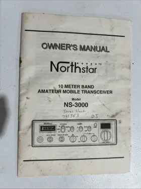 NS-3000 NORTHSTAR Manuals
