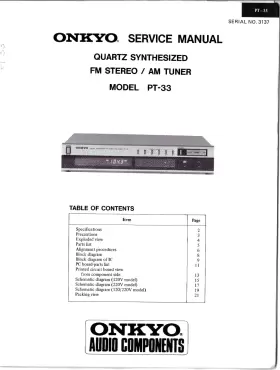 3137 ONKYO Quartz Synthesized Fm Am Stereo Tuner Service