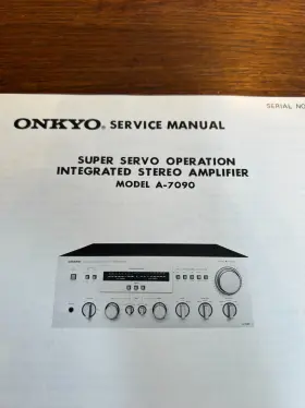 A-7090 ONKYO Integrated Stereo Amplifierservice Manual Amp