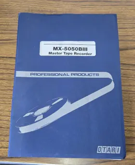 MX-5050BIII OTARI Biii Operation Manual Clean