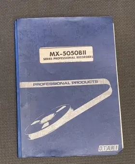 OS3-038 OTARI Manual Binder Hardcopy