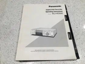 1000-5041 PANASONIC Digital Recorder Operating Manual