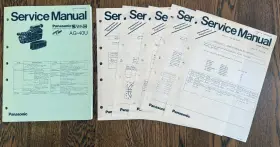 AG-40U PANASONIC Svhs Palmcorder Service Manual