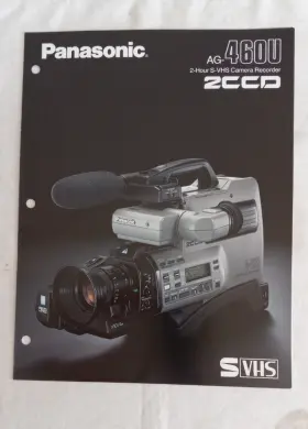 AG-460U PANASONIC Vhs Camera Recorder Brochure Specs