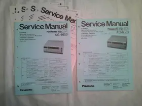 AG-6650 PANASONIC Paper Service Manuals Supplement