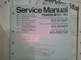 AG-6730 PANASONIC Service Manuals #3