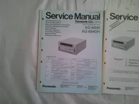 AG-6840 PANASONIC Paper Service Manuals #2