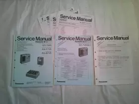 AG-7450 PANASONIC Paper Service Manuals