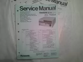 AG-7500A PANASONIC Paper Service Manual Supplements #2