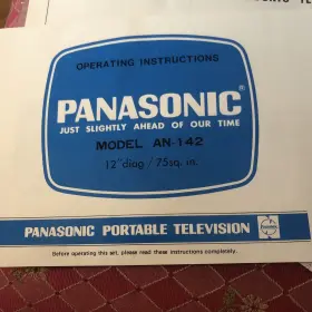 AN-142 PANASONIC Television Operating #2