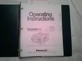 AU-220 PANASONIC Deck Copy Service Manual Operating #2