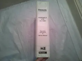 AU-500 PANASONIC Binder Manuals Service Operating #2