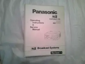 AU-500 PANASONIC Binder Manuals Service Operating