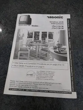 LSQT0344B PANASONIC Omnivision Vhs Operating