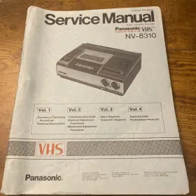 NV-3810 PANASONIC Service Manual Vhs Omnivision