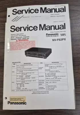NV-F62PX PANASONIC Vhs Service Manual Supplement