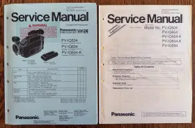 PV-1800 PANASONIC Camcorder Service Manual