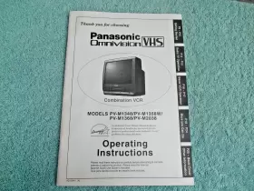 PV-M1348 PANASONIC Omnivision Combination Tv Vcr Owners