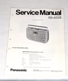 RS-833S PANASONIC Service Manual