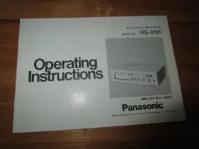 RS-856 PANASONIC Track Stereo Operating Manual
