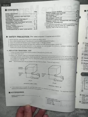 RS-B755 PANASONIC Technics Service Manual Cassette Deck #2