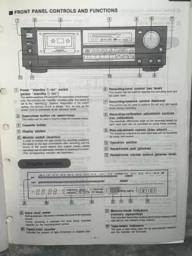 RS-B755 PANASONIC Technics Service Manual Cassette Deck #3