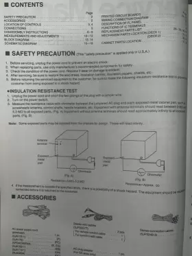 RS-TR212 PANASONIC Technics Service Manual Cassette Deck #2